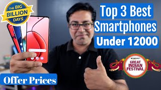 TOP 3 BEST Phones Under 12000 in Flipkart  & Amazon Sale 2024