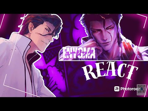 ❦ | Capitães React - Hipnose Perfeita | Aizen ( Bleach ) | @Enygma_Music | Gacha |