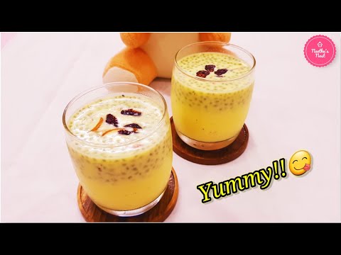 Instant Custard Drink | Easy Recipe | Instant Drink Recipe | Dry Fruits Milkshake | Sharbat Recipe