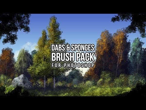 DABS & SPONGES - Custom Brushes for Photoshop & Adobe Fresco