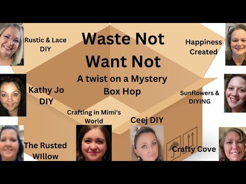 WASTE NOT…WANT NOT. I MADE WHAT.........OUT OF WHAT?????😱😱😱 Mystery Box Hop 🤣 Farmhouse