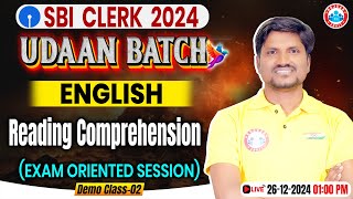 SBI Clerk 2024-25 | Reading Comprehension for SBI Clerk English | SBI Clerk English by RK Mehto Sir