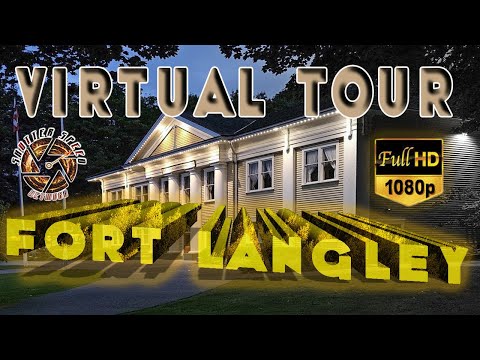 40 minutes 4K Virtual Tour of Beautiful/Historic Downtown Fort Langley B.C.