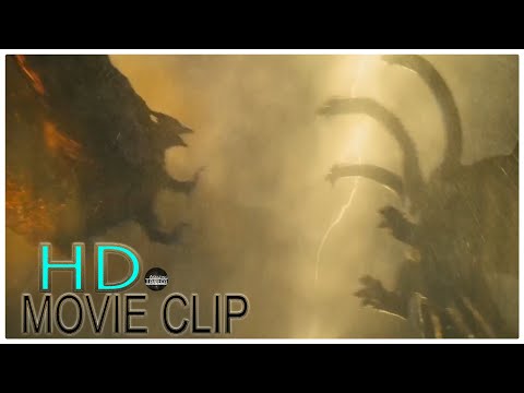 Ghidorah vs Rodan | Epic Fight Scene | GODZILLA: KING OF THE MONSTERS | Movie Clip (2019)