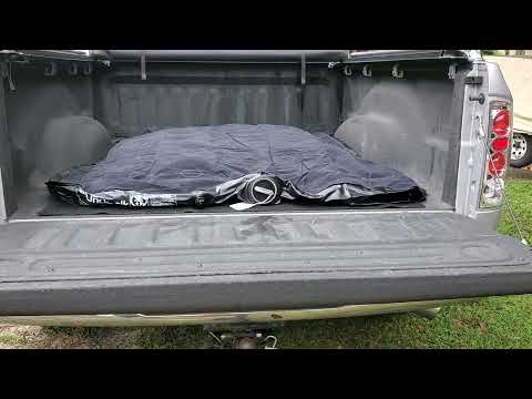 UMBRAUTO Inflatable Truck Bed Air Mattress with Rechargeable Built In Pump.