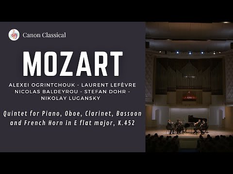 W. A. Mozart: Quintet for Piano and Winds in E flat Major, K. 452