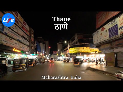 Driving Thane City - Night Drive 4K HDR