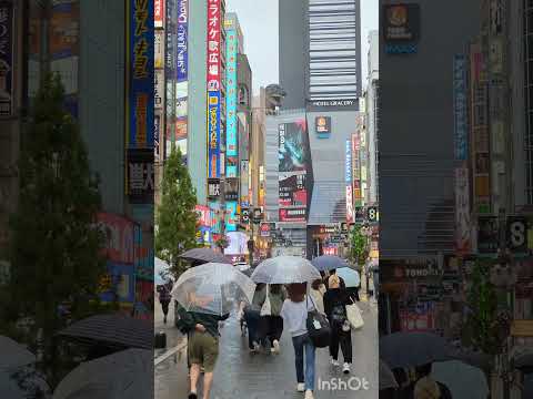 Rainy Day in Shinjuku, Tokyo Japan