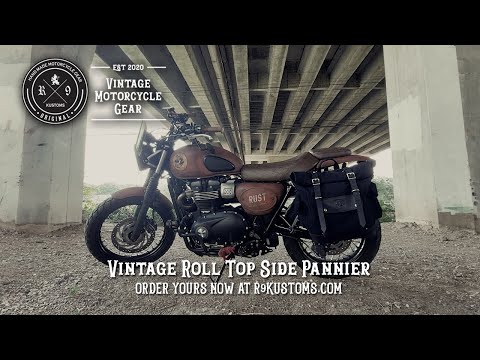 Waterproof Rolltop Side Pannier Saddlebag Triumph Street Scrambler