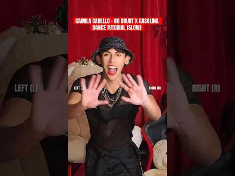 CAMILA CABELLA - NO DOUBT X GASOLINA DANCE TUTORIAL (SLOW) #shorts #dancetutorial