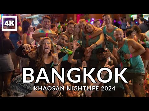 BANGKOK's BEST PARTY AREA Revealed! | Thailand Walking Tour | 4K HDR