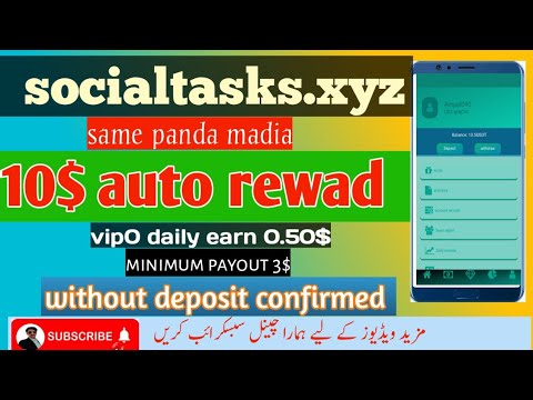 Earn $100 daily without investment socialtasks.xyz #amjadjee