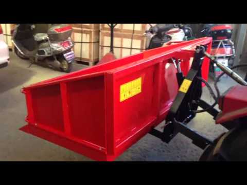 Hydraulic tipper Transport box 3 point implements for tractors