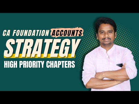 CA Foundation Last 5 Days Strategy And High Priority Chapters | Jan 2025