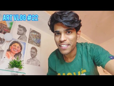 ART VLOG #22 | BACKGROUND DRAW KARNA START KAR DIYA 😏