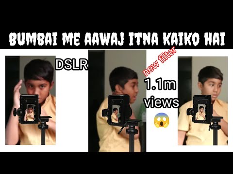 Bumbai mein aawaj itna kaiko hai Instagram trending Reels editing | new filter | DSLR photo filter