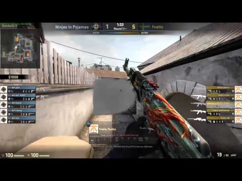 Fnatic vs Nip on De_inferno ( ESL Pro League Season 3 )