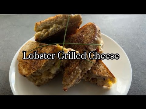 Something about a Grilled Cheese Sandwich! But with Lobster 🦞🤯