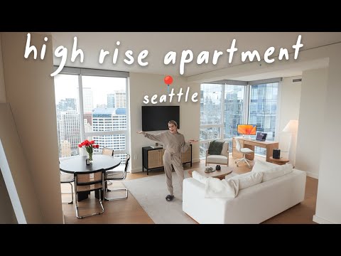 What $5,500 Per Month Gets You In Seattle | My Luxury High Rise Apartment Tour