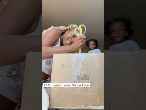 #she was so #confused #funny #asmr #unboxing #momlife