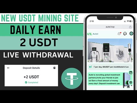 New Autel  Earning Site | Income from the Internet | Earn $2 a day | best trusted mining website