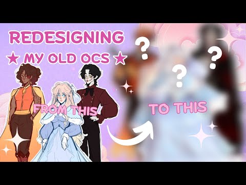 Redesigning My Old OCs ✶⋆.˚ || Speedpaint