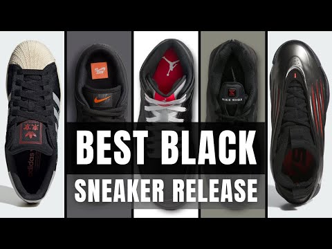 THE BEST BLACK Sneakers Coming in 2024-2025