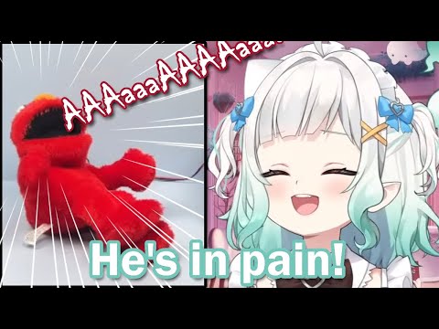 Mint reacts to Elmo being tortured 【Maid Mint Fantome】