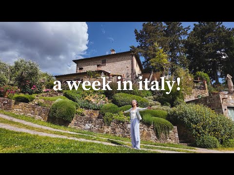 italy diaries | farm stay in tuscany, shopping & eating in Florence, beautiful lake como wedding