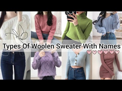 Types of woolen sweater with names/Types of winter sweaters/Korean woolen sweater name/Winter wear