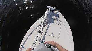 The Basic Use of the  Minn Kota Terrova Trolling Motor with Advanced GPS