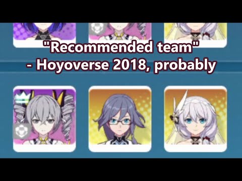 Trying out again the recommended teams by Hoyoverse in Honkai Impact pt.2