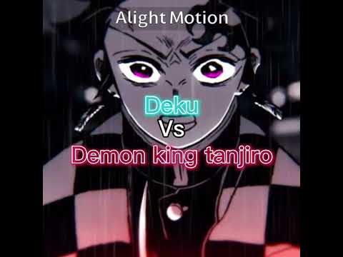 DEKU VS TANJIRO | battle #shorts #deku #tanjiro #demonslayer #myheroacademia