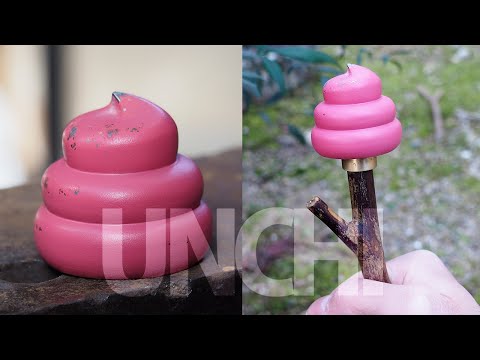 鋼のうんちくん作ってみた。/ Making a steel"Poop-Boy" from dr.slump