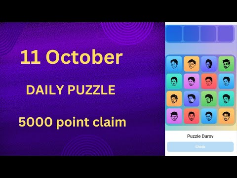 Major puzzle today game|11 October Major puzzle