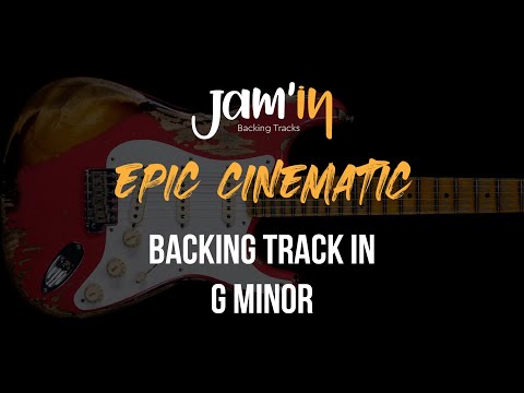 Epic Cinematic Guitar Backing Track in G Minor