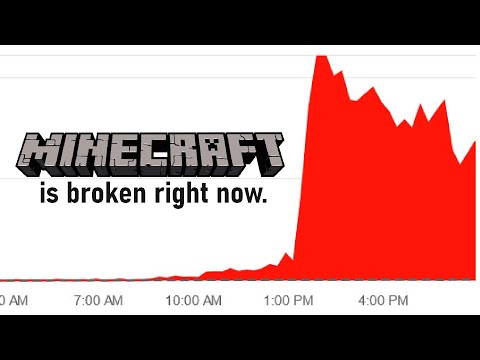 Minecraft services have been down for over 48 hours now. The world is on fire.