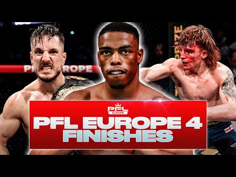 Patrick Habirora, Lewis McGrillen & MORE! ⚡️ | EVERY Finish From PFL Europe 4 👊💥