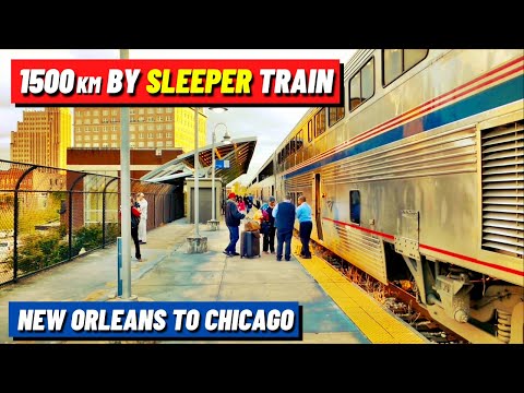 19 HOURS on Amtrak sleeper train: New Orleans to Chicago