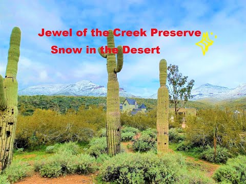 Jewel of the Creek Preserve - Snow in the desert