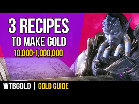 3 Farmable Recipes to Make Gold in WoW - 10k to 1m (Gold Guide)