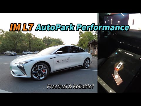 IM l7 AutoPark, Zhiji L7 Automatic Parking Test｜How Does It Compare To NIO, XPeng, Tesla, Li Auto?