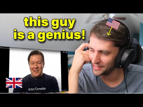 American reacts to Ricky Gervais on England vs. America