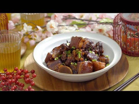 紅燒肉｜ Braised Pork｜梅子燒肉｜年菜食譜｜C2食光｜4K [Eng Sub]