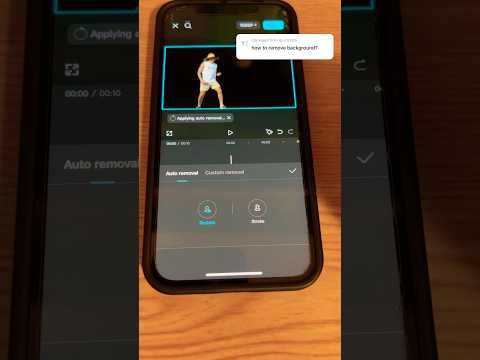 Remove Background in CapCut Tutorial