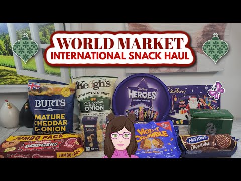 WORLD MARKET International Snack Haul for Christmas!  November 2024