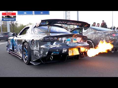 Mazda RX7 Compilation 2024 - Turbo Rotary Sounds!