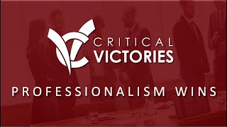 Professionalism Wins - Why professionalism matters