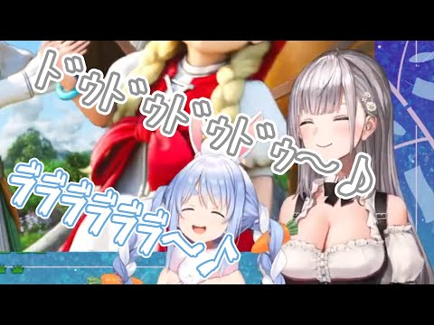 【ドラクエ】神OPを不協和音にしてしまうノエぺこ【ホロライブ/白銀ノエル/兎田ぺこら/Vtuber切り抜き】