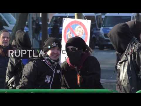 ENF Kongress Koblenz - Antifa erstürmt Nationalisten-Tagung! ;)